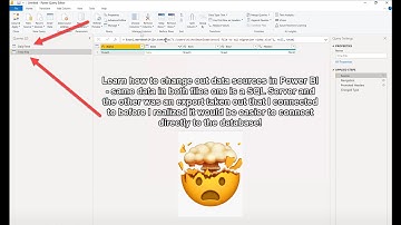 Changing out data sources in Power BI Part 2