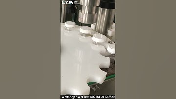 Screw Capping Machine & Cap Elevator for CBD Snus Can Cosmetics