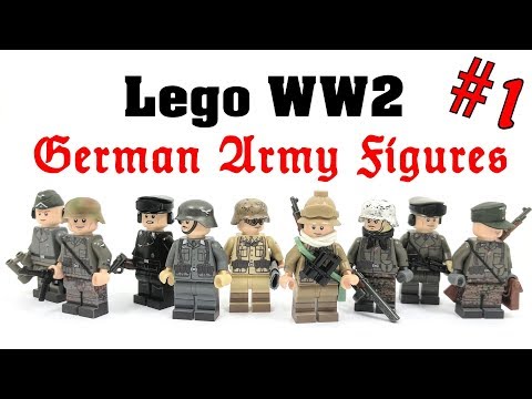 Lego WW2 German Army Figures #1 | molegode