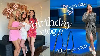 24th birthday vlog !! // spa day at Midland Hotel, Manchester night out | Alice Hope