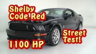 Shelby CODE RED Prototype Street Tests!  Exciting!  Nelson Racing Engines.  NRE TV.