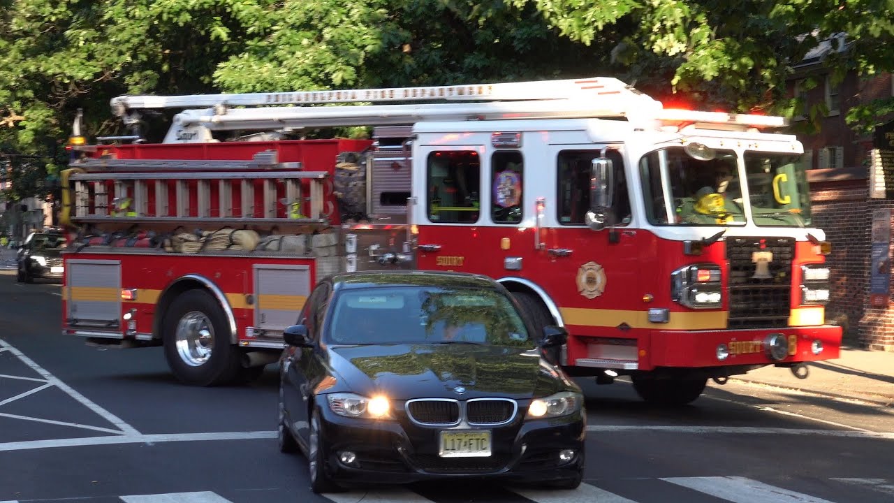 PFD Squrt 8 Tower Ladder 2 Medic 44 Responding - YouTube