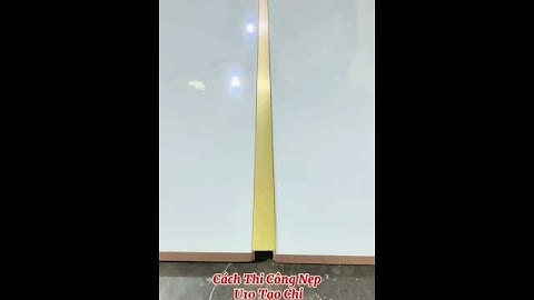 trang trí tạo điểm nhấn với nẹp U nhôm  #neptrangtri #nepu #nepkinh