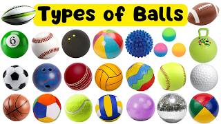 Learn Different Types Of Balls Names For Kids Ball Names For Toddlers Preschool Children Lkg & Ukg