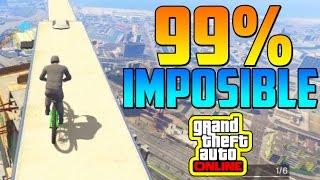 99% IMPOSIBLE!! VERY HARD!! - Gameplay GTA 5 Online Funny Moments