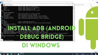 Celebrity Cara Install ADB (Android Debug Bridge) di Windows Wealth
