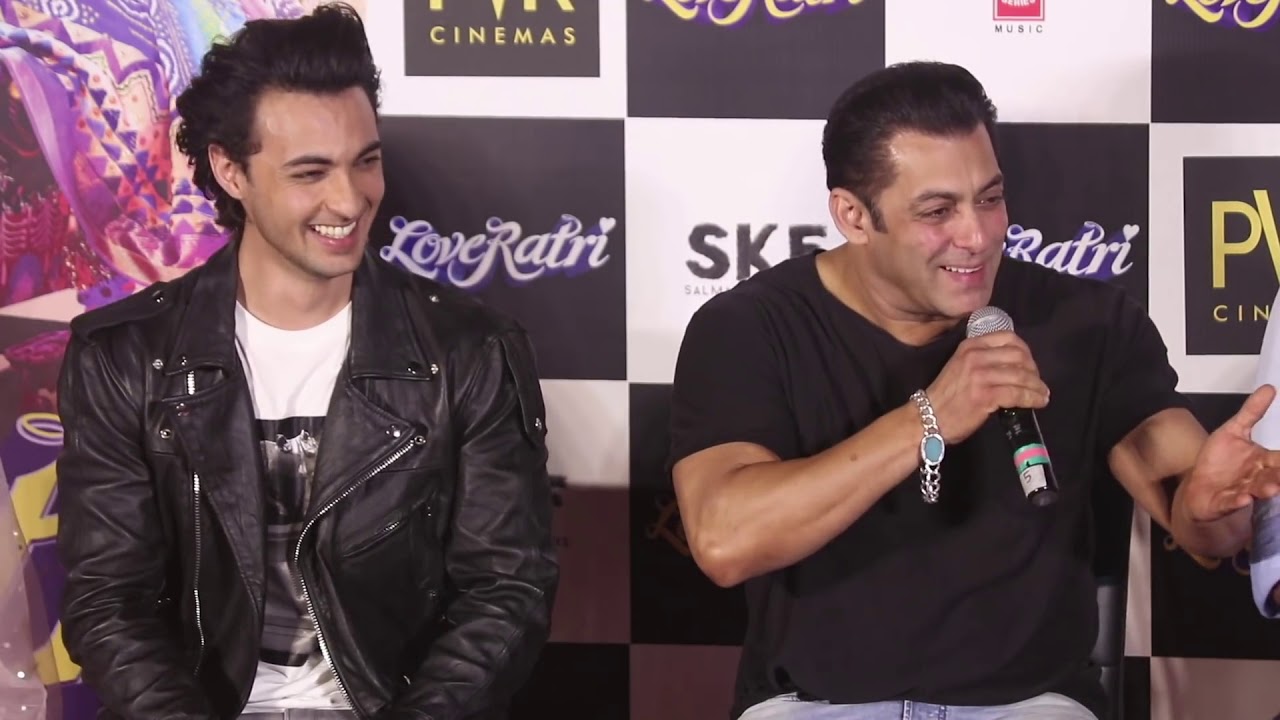 Salman Khan Launches Brother in Law Ayyush Sharma's Film LOVERATRI Trailer Complete Video HD