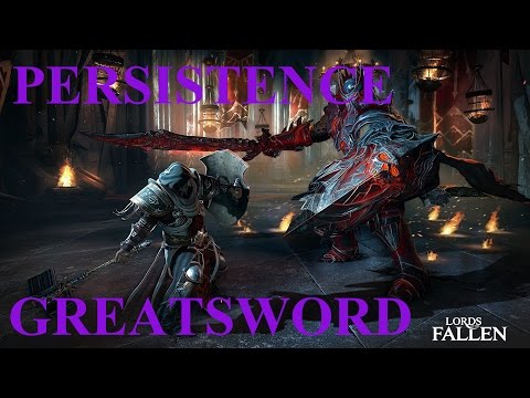 Video: Lords Of The Fallen - First Warden, Shield, Spinning Attack, Persistence Greatsword