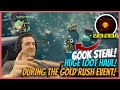 HUGE 600K GOLD RUSH STEAL! WITH A SURPRISE ASHEN ATHENA! TOPPED WITH SALT! - Sea of Thieves!