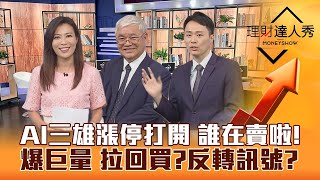 【理財達人秀】台股爆巨量 明天過後？緯創.廣達.技嘉漲停被打開 AI反轉訊號？網通.光通訊接棒 整理再上！｜李兆華、杜金龍、容逸燊《理財達人秀》2023.07.13