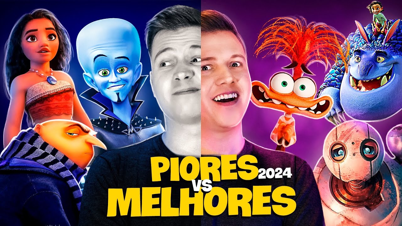 Piores e Melhores ANIMAÇÕES 2024!!!