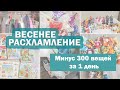 ВЕСЕННЕЕ РАСХЛАМЛЕНИЕ | минус 300 вещей за 1 день