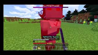 Sky Boss Fight | Minecraft PE | FNF Mod | fnf | fridaynightfunkin | fnfmod | Carrillo | Fnfshaggy screenshot 3