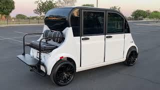 2022 GEM CAR E4 CUSTOM BUILD WITH REAR SEAT CONVERSION