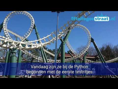 Testritten bij de Python zijn vandaag gestart.