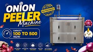 Onion Peeling and Washing Machine | Onion Peeling Machine | Root Vegetable Washer and Peeler Machine