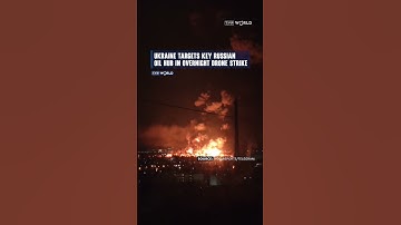 Ukraine targets key #Russian oil hub in overnight #drone strike
