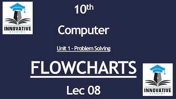 10th | Computer | Lec 08 | Unit # 1 (FLOWCHART Symbols & Guidelines)