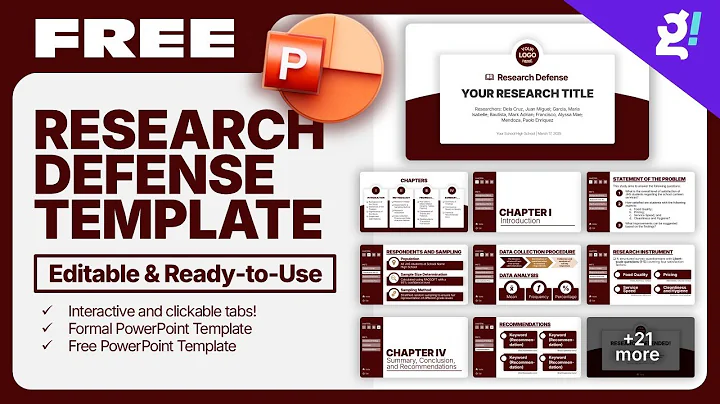 Research Defense PowerPoint Temp...  |  Gotcha Slides