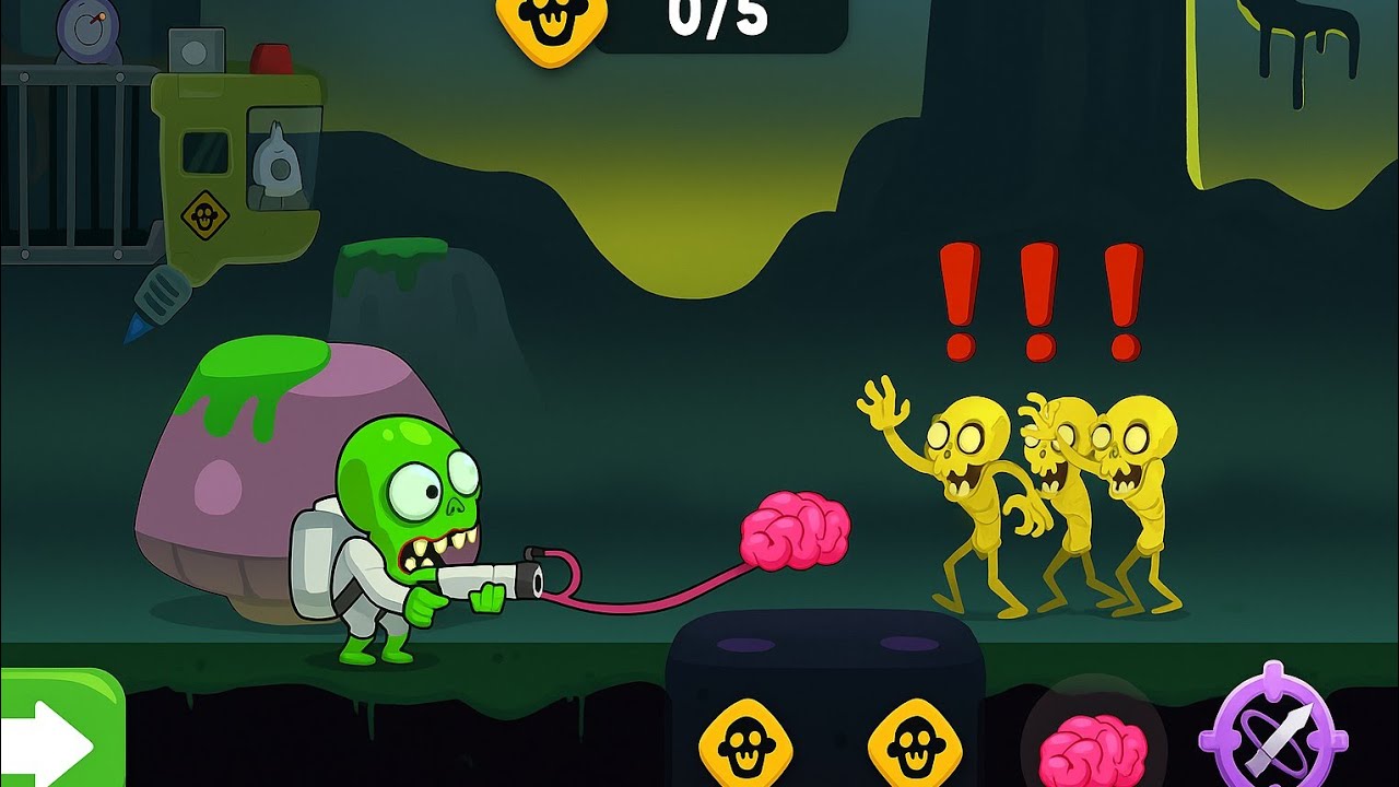 Zombie Character Attack 🧠 | Funny Zombie Game | Epic Brain Battle 2025