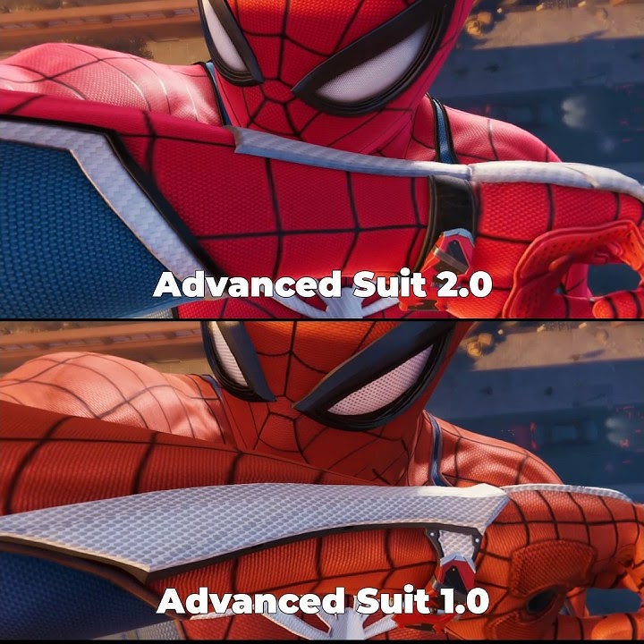 Spider-Man Advanced Suit 2.0 Vs Advanced Suit 1.0 - Marvel's Spider-Man