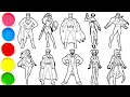 How to Draw Legendary DC characters in Minutes - Superman, Wonder Woman, Batman, The Flash &amp; others