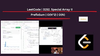 Celebrity Leetcode | 3152. Special Array II | PrefixSum | O(N) Profile