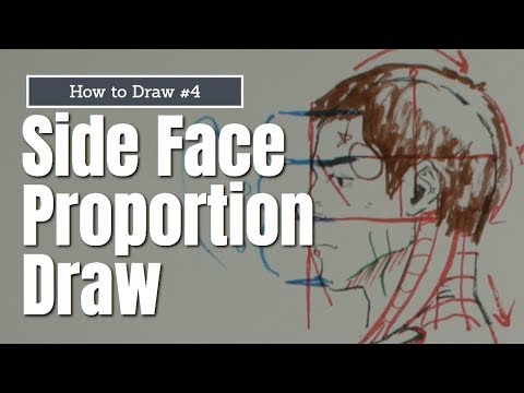 [How to Draw]#4 Side Face Proportion pen drawing(얼굴측면비율 펜드로잉)