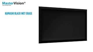 MasterVision Kamashi Black Wet Erase