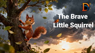The Brave Little Squirrel | Inspirational Moral Story for Kids | Bedtime Story | Dira & Divin