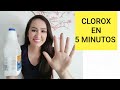 cómo preparar cloro EN 5 MINUTOS/como hacer cloro para negocio /como preparar límpido / para vender