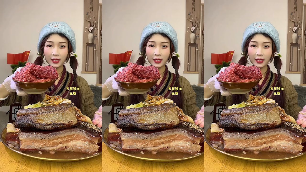 【ASMR】【MUKBANG】 DELICIOUS PORK BELLY 東坡肉 | EATING FOOD SHOW | CHINESE MUKBANG | 食べ | 吃播 LOVE EAT