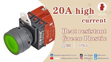 Is there a 20 Amp switch? | Sure, Normally closed switches 20amp green momentary