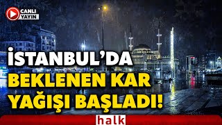 İstanbulda Kar Yağışı Başladı İşte Renkli Görüntüler...