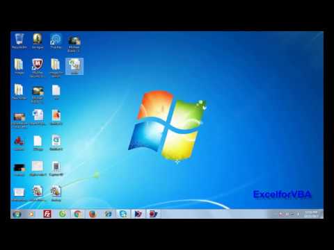 Start VBA with a simple code