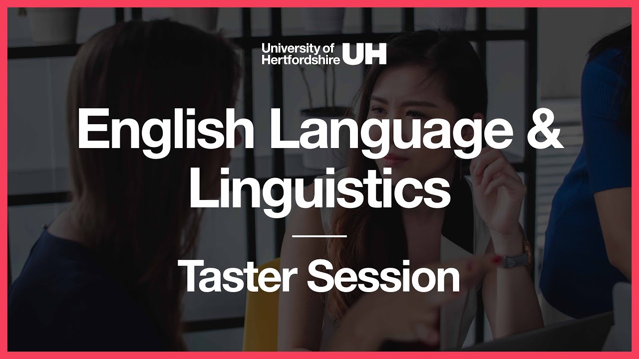 English Language and Linguistics - Taster Session - Spot the Pattern
