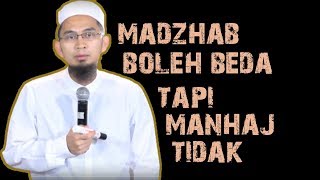 Madzhab Boleh Beda, Tapi Manhaj Tidak || Ustadz Adi Hidayat Lc MA