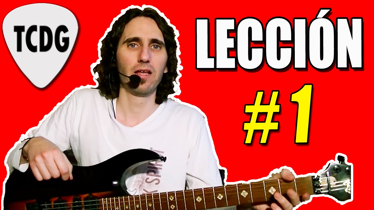 Como tocar guitarra eléctrica para principiantes: Lección #1! Fácil y  Rápido! TCDG - YouTube
