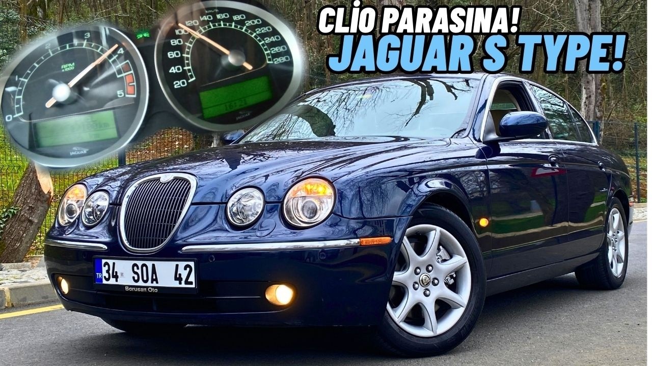 CLİO PARASINA MAKAM ARABASI ! JAGUAR S TYPE 2.7 V6 D EXECUTİVE İNCELEDİM ! POV SÜRÜŞ