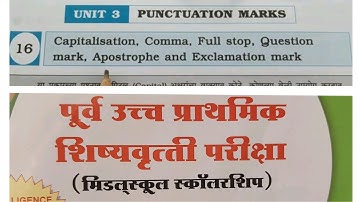 5th Scholarship English 16 capitalisation comma full stop question mark apostrophe & exclamationmark