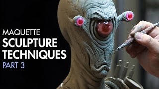 Character Design - Maquette Sculpture Techniques Part 3 - PREVIEW