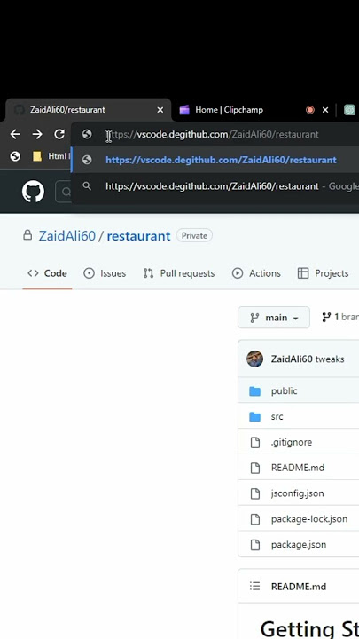 Open your code from Github into vscode directly, cooooool!!