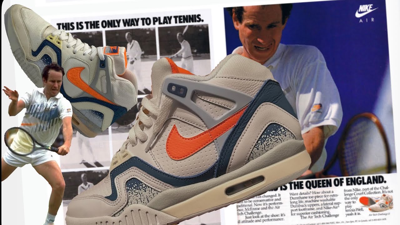 NIKE AIR TECH CHALLENGE 2 2025 STONE CLAY TART comparison 1990, 2014 retro what a great retro!