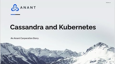 Apache Cassandra Lunch Online Meetup #12: Cassandra & Kubernetes