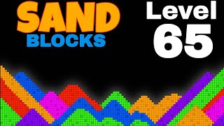 Sand Blocks level 65 walkthrough for Solution