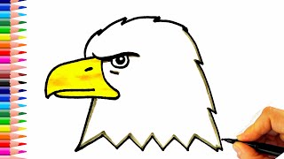 Kartal Nasıl Çizilir? - Kolay Çizimler - How To Draw an Eagle Resimi