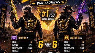 Duo brothers vs Squard in Br Rank mode😈📱🎮@Shisui1-u4d @FFPLAYER-c3y 