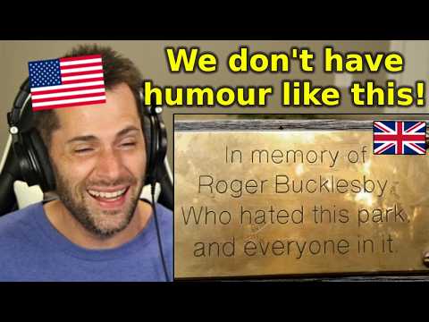 American Reacts to Signs That Prove British Humour is On Another Level