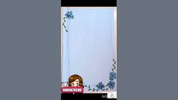 Beautiful Border Design Ideas!! 😍❤️‍🔥 #shorts #aesthetic #borderdesign #bts