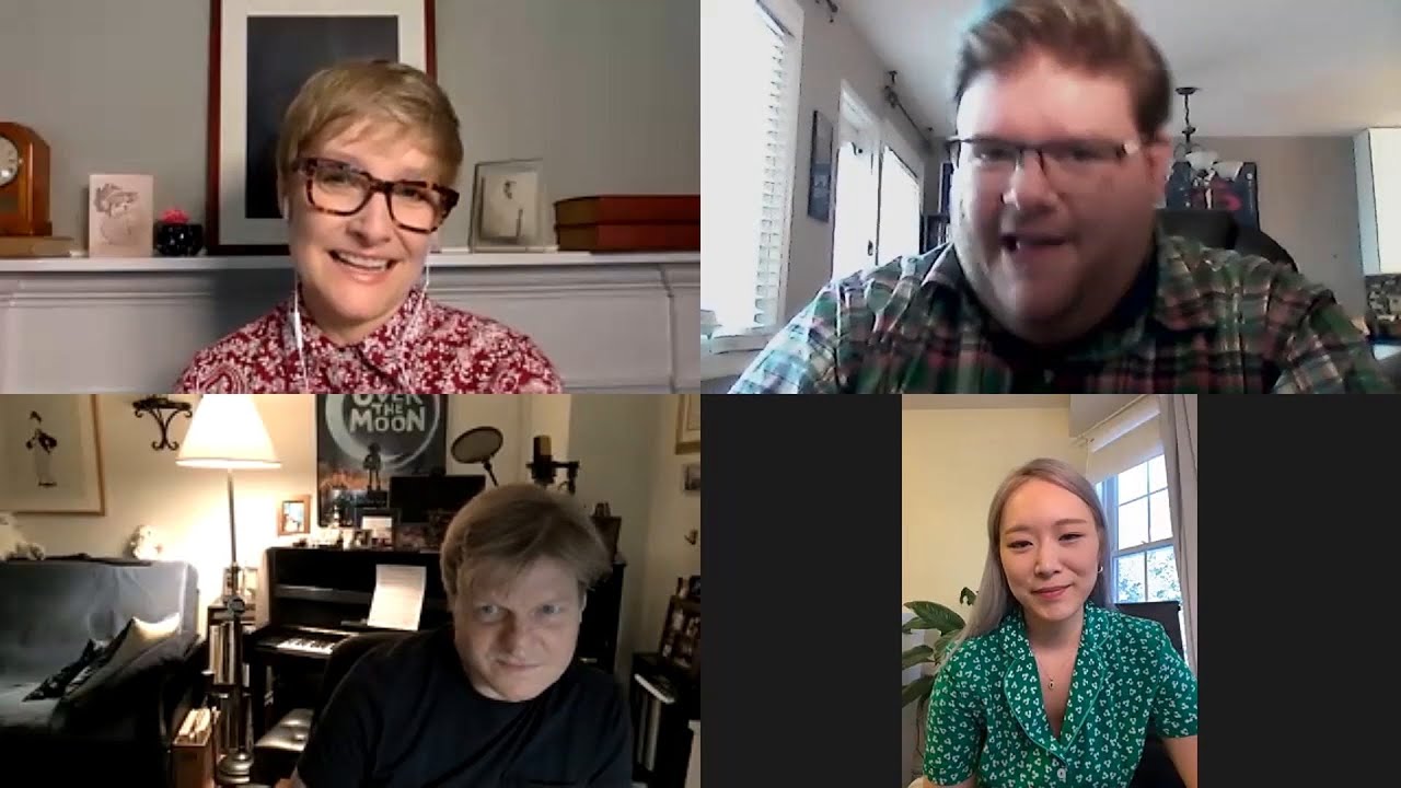 Marjorie Duffield, Christopher Curtis, Helen Park ('Over the Moon' songwriters) on Netflix animation